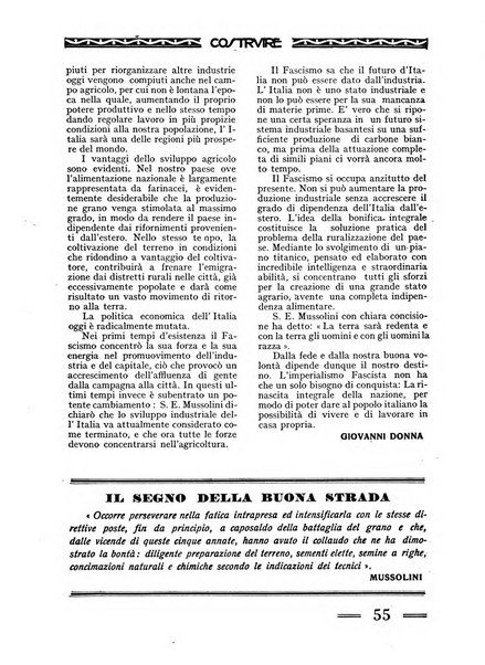 Costruire rivista mensile fascista