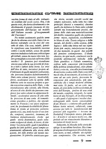 Costruire rivista mensile fascista