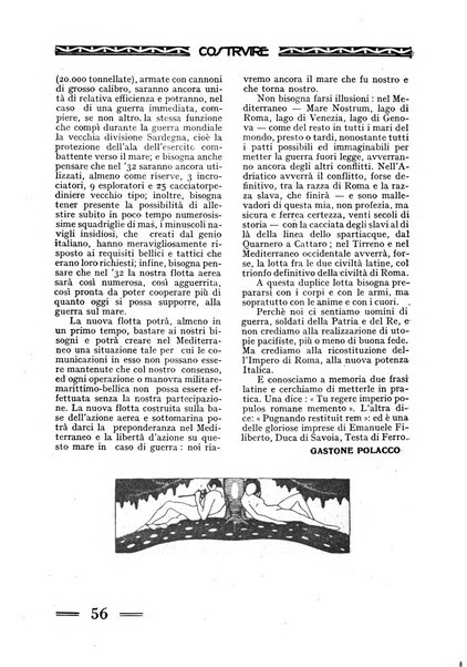 Costruire rivista mensile fascista