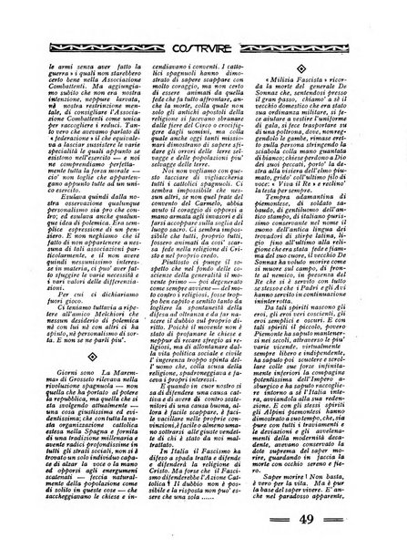 Costruire rivista mensile fascista