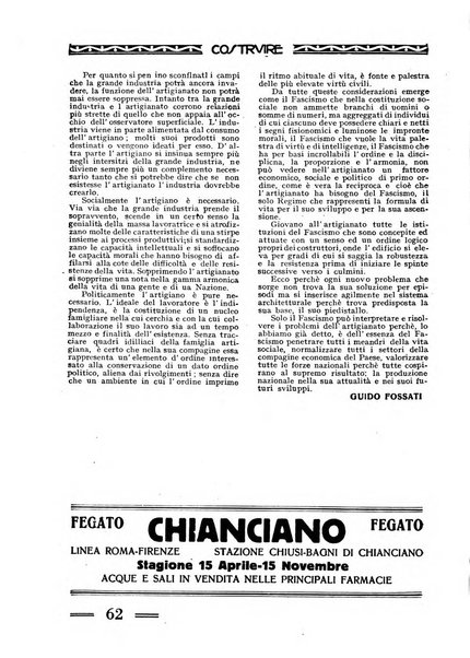 Costruire rivista mensile fascista