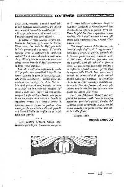 Costruire rivista mensile fascista