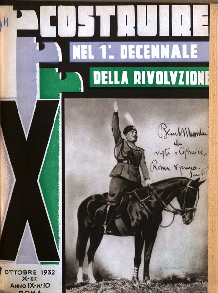 Costruire rivista mensile fascista