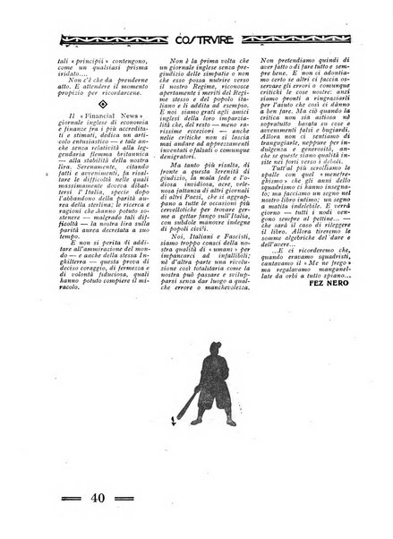 Costruire rivista mensile fascista