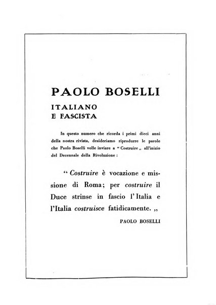 Costruire rivista mensile fascista