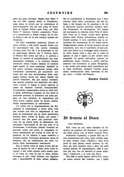 Costruire rivista mensile fascista