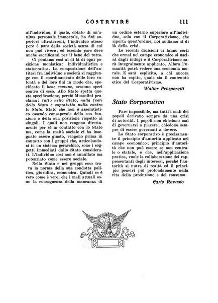 Costruire rivista mensile fascista