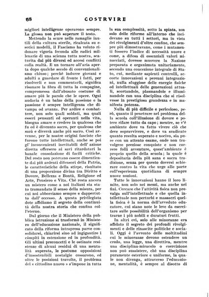 Costruire rivista mensile fascista