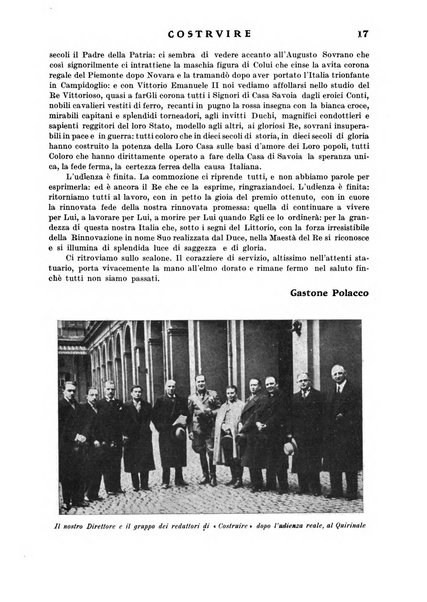 Costruire rivista mensile fascista