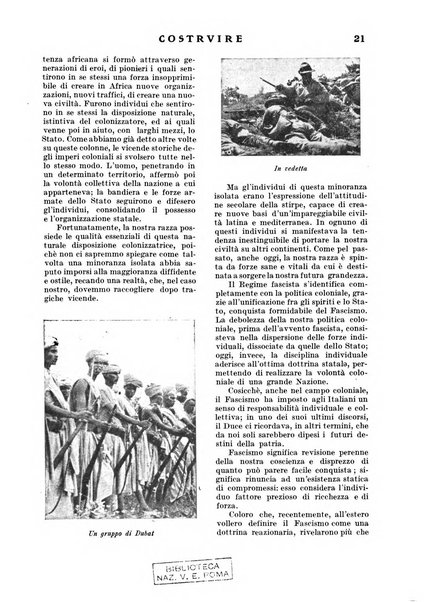 Costruire rivista mensile fascista