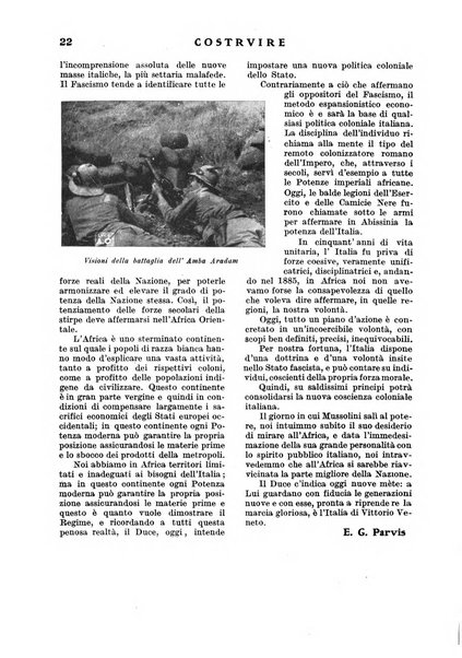 Costruire rivista mensile fascista