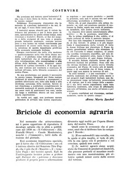 Costruire rivista mensile fascista