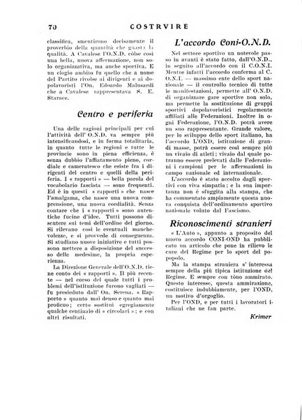 Costruire rivista mensile fascista