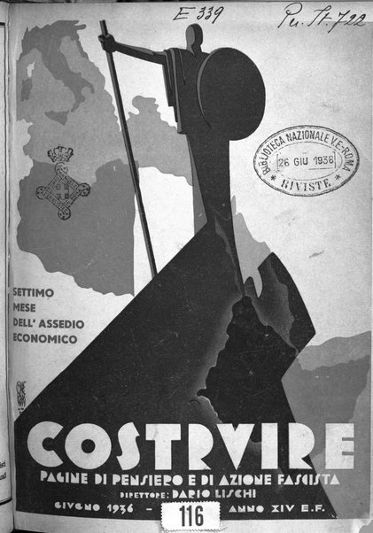 Costruire rivista mensile fascista