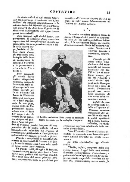 Costruire rivista mensile fascista