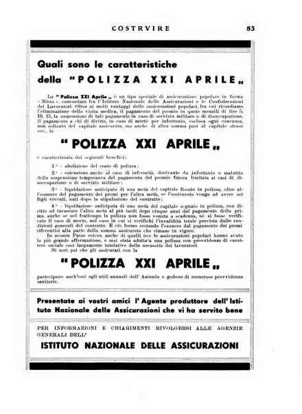 Costruire rivista mensile fascista