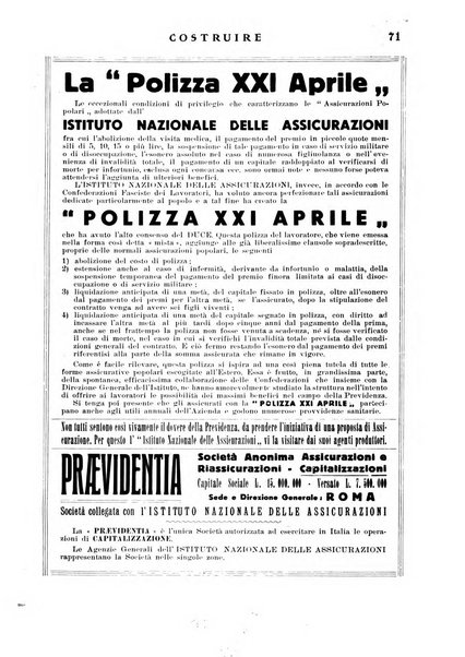 Costruire rivista mensile fascista