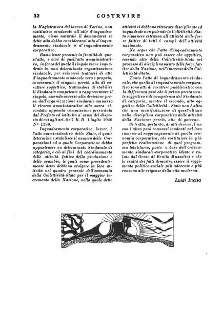 Costruire rivista mensile fascista