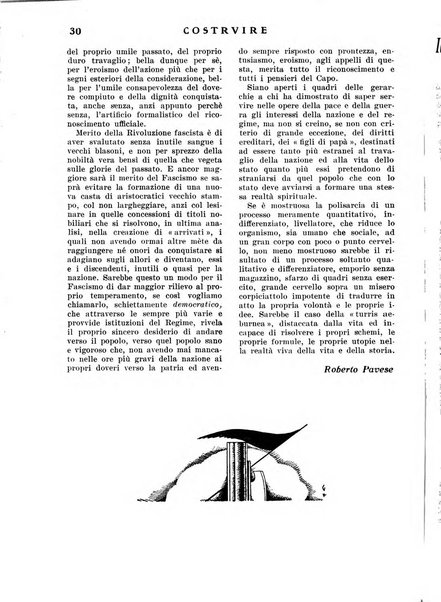 Costruire rivista mensile fascista