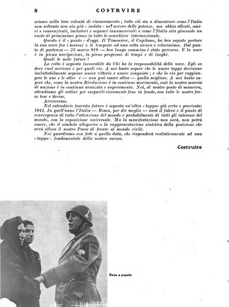 Costruire rivista mensile fascista