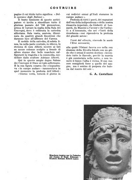 Costruire rivista mensile fascista