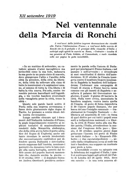 Costruire rivista mensile fascista