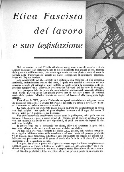 Costruire rivista mensile fascista