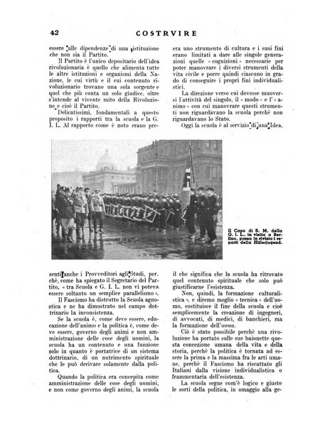 Costruire rivista mensile fascista