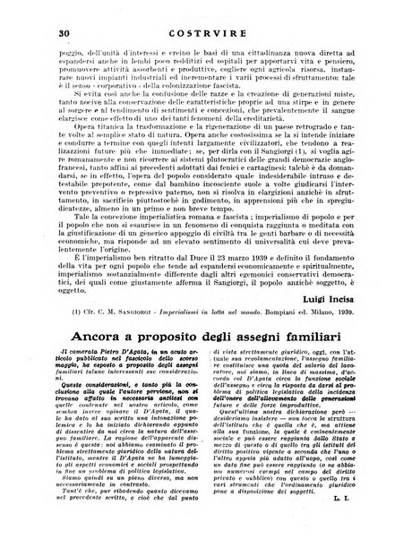 Costruire rivista mensile fascista