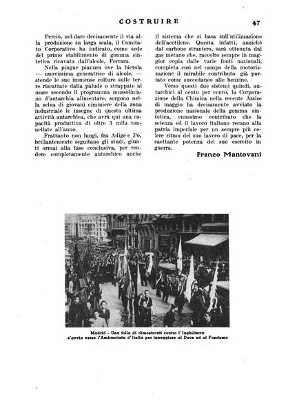 Costruire rivista mensile fascista