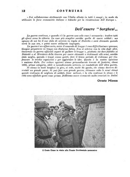 Costruire rivista mensile fascista