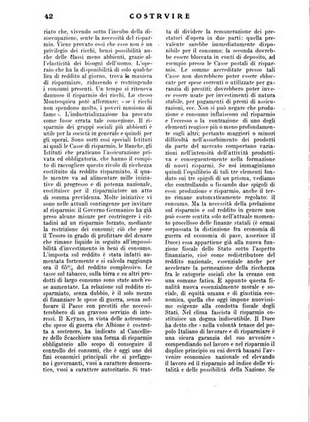 Costruire rivista mensile fascista