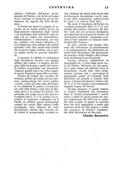 Costruire rivista mensile fascista