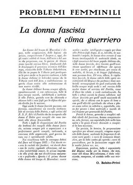 Costruire rivista mensile fascista