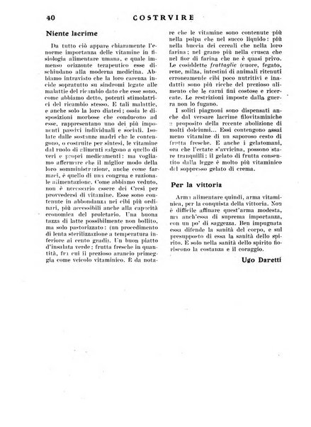 Costruire rivista mensile fascista