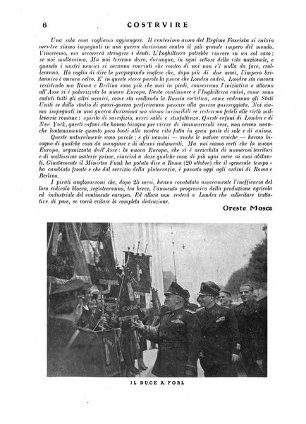 Costruire rivista mensile fascista