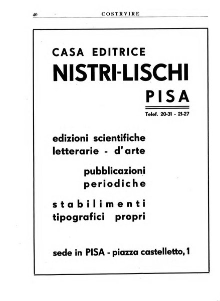 Costruire rivista mensile fascista