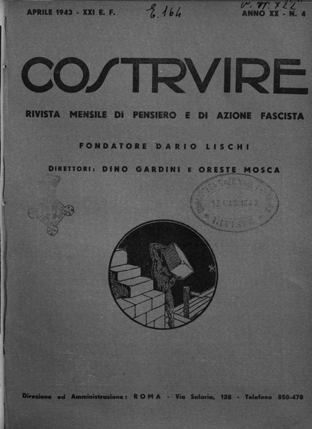 Costruire rivista mensile fascista