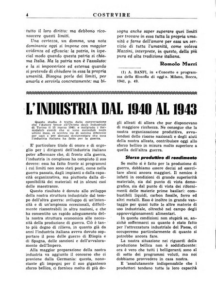 Costruire rivista mensile fascista