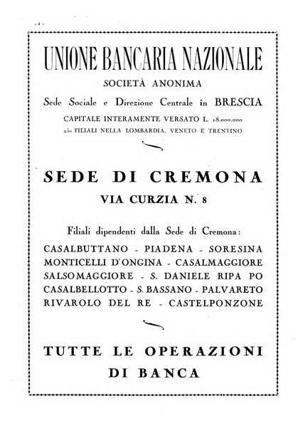 Cremona rivista mensile illustrata della Citta e Provincia