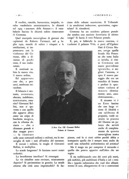 Cremona rivista mensile illustrata della Citta e Provincia