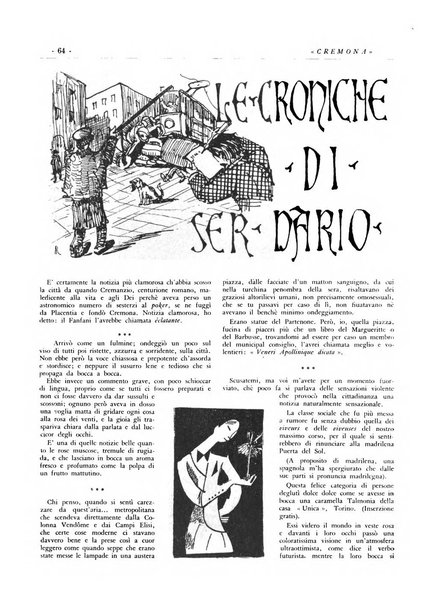 Cremona rivista mensile illustrata della Citta e Provincia