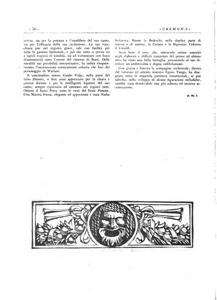 Cremona rivista mensile illustrata della Citta e Provincia