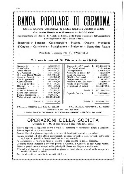 Cremona rivista mensile illustrata della Citta e Provincia