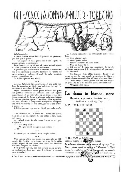 Cremona rivista mensile illustrata della Citta e Provincia