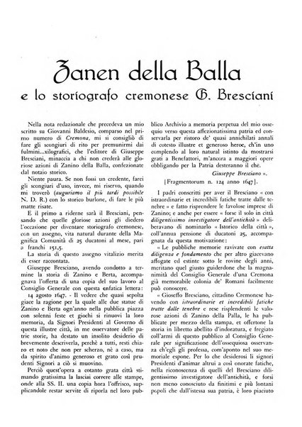 Cremona rivista mensile illustrata della Citta e Provincia