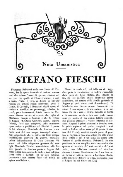 Cremona rivista mensile illustrata della Citta e Provincia