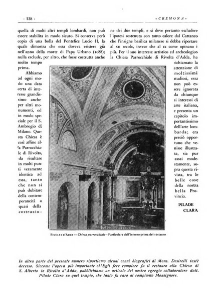 Cremona rivista mensile illustrata della Citta e Provincia