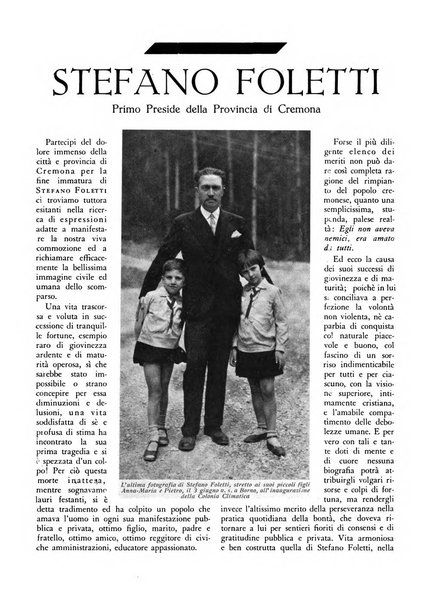 Cremona rivista mensile illustrata della Citta e Provincia