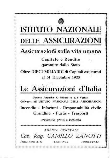 Cremona rivista mensile illustrata della Citta e Provincia